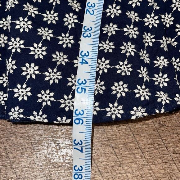 Francesca's Collection Trixxi Embroidered Floral Spaghetti Strap Mini Dress Blue - Picture 12 of 12